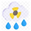 Acidic Rain Cloud Rain Rainfall Icon