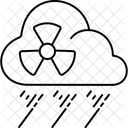 Acidic Rain Pollution Nitrogen Oxides Icon