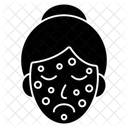 Acne Face  Icon