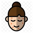 Acne skin  Icon