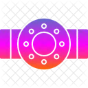 Aco Metal Flange Ícone