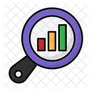 Rastreamento De Investimentos Pesquisa Grafico Ícone