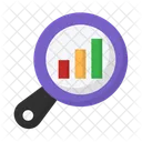 Rastreamento De Investimentos Pesquisa Grafico Ícone