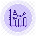 Icone De Linha De Rastreamento De Progresso Ícone