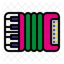 Acordeao Piano Musica Ícone