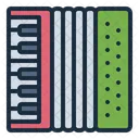 Acordeao Musica Instrumento Ícone