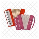 Acordeon Musica Instrumento Icono