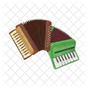 Acordeon Musica Instrumento Icono