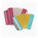 Acordeon Musica Instrumento Icono