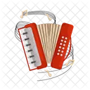 Acordeon Musica Instrumento Icono