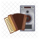 Acordeon Musica Instrumento Icono