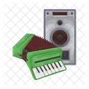 Acordeon Musica Instrumento Icono