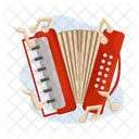 Acordeon Musica Instrumento Icono