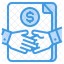 Acordo financeiro  Ícone