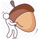 Acorn Oak Tree Nut Icon