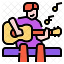 Play Acoustic Guitar Musical Icon