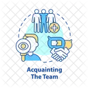 New Hire Customer Acquainting Icon