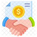Acquisition Contract Deal Icon