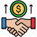 Acquisition Deal Handshake Icon