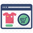 Acquisti Online Acquisti Web Sito Web Per Gli Acquisti Icon