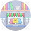 Acquisti Online Negozio Online E Commerce Icon