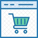 Acquisti Online Sito Web Di Acquisti Carrello Della Spesa Icon