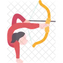 Acrobalance Archery Foot Icon