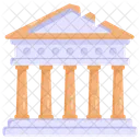 Parthenon Temple Acropolis Temple Architecture Icon