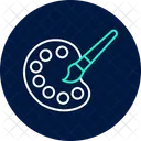 Acrylic palette  Icon