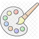Acrylic palette  Icon