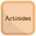 Actinides Chemistry Periodic Table Icon