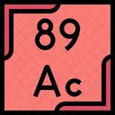 Actinium Periodic Table Chemistry Icon