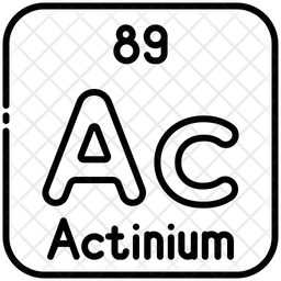 악티늄  아이콘