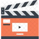 Action Cinema Clapboard Icon