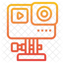 Action Camera Video Recording Streaming Icon