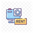 Action camera rental  Icon