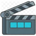 Movie Clapper Action Icon