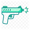 Action Space Blaster Gun Icon