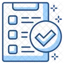 Action List Verified Checklist Approved List Icon