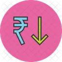 Actions Finance Roupie Icon