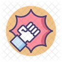 Actionspiel Boxspiel Kampfspiel Symbol