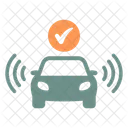 Active Safety Car Driver Icon