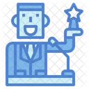 Actor Man Suit Icon