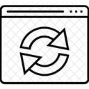 Actualiser Recharger Synchroniser Icône