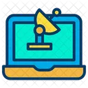 Actualites En Ligne Actualites Numeriques Ordinateur Portable Icon
