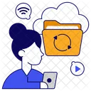 Actualizacion De Archivos Actualizacion De Archivos Recarga De Archivos Icono
