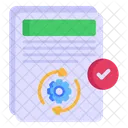 Actualizacion De Archivos Optimizacion De Contenido Actualizacion De Contenido Icono