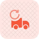 Actualizacion De Camion Devolucion De Entrega Caja Icono