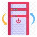 Recarga De Datos Actualizacion De Datos Sincronizacion De Datos Icono