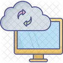 Estado De La Aplicacion Actualizacion De La Aplicacion En La Nube Sincronizacion De Datos Icono